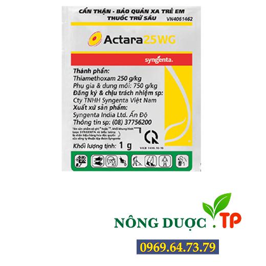 ACTARA 25 WG - THUỐC ĐẶC TRỊ RẦY NÂU, BỌ TRĨ, BỌ PHẤN, RỆP SÁP