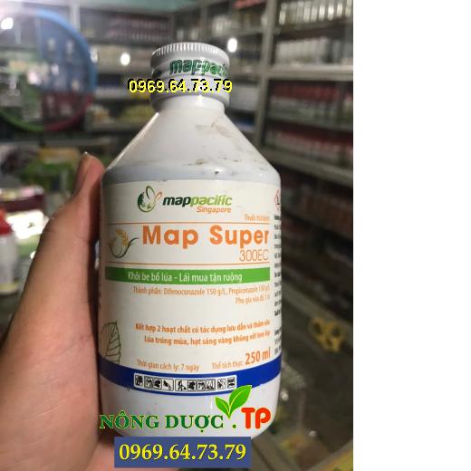 MAP SUPER 300EC - THUỐC ĐẶC TRỊ BỆNH THÁN THƯ, RỈ SẮT, PHẤN TRẮNG, ĐỐM LÁ