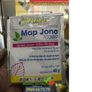 MAP JONO 700WP- Đặc Trị Rầy Nâu, Rầy Xanh, Rệp sáp, Bọ trĩ, Sâu khoang