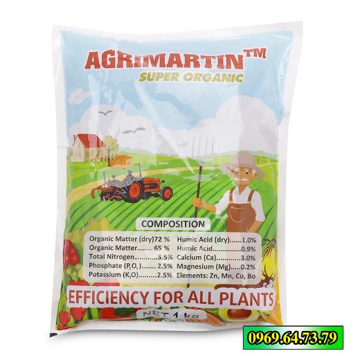 Phân bón lá hữu cơ Agrimartin Super Organic