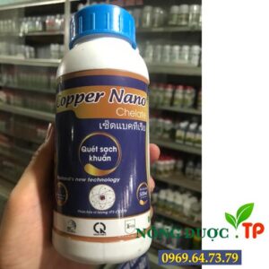 COPPER NANO CHELATE- Quét sạch vi khuẩn - Đặc trị thối rễ, ghẻ lá, ghẻ trái