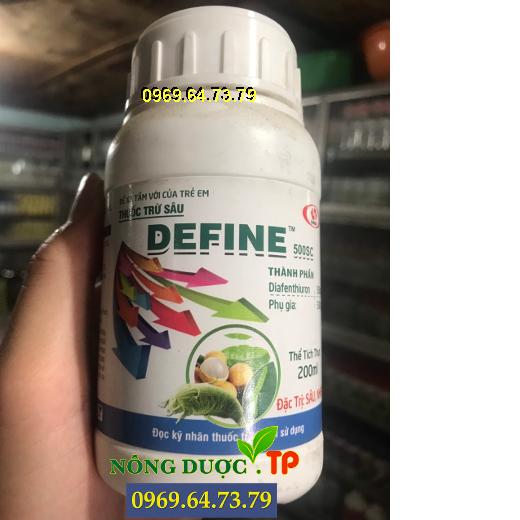 THUỐC TRỪ SÂU DEFINE 500EC - ĐẶC TRỊ CÁC LOẠI SÂU NHỆN