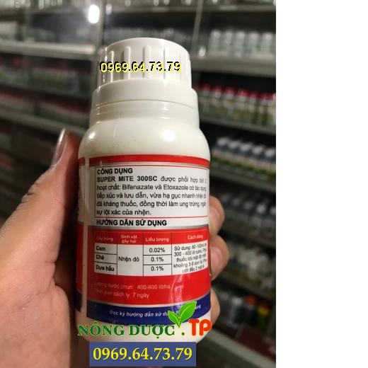 THUỐC TRỪ SÂU REDMITE 300SC - ĐẶC TRỊ NHỆN ĐỎ, NHỆN TRẮNG, NHỆN VÀNG