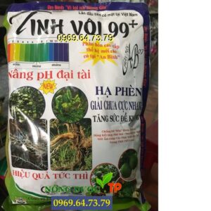 TINH VÔI 99+ Hạ Phèn-Giải Chua Cực Nhanh-Vung Chóp Rễ-Nhú Đọt Nuôi Trái