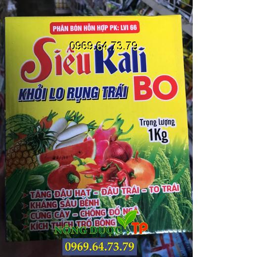 SIÊU KALI -BO -Tăng Đậu Hạt To Trái -Cứng Cây Khỏi Lo Rụng Trái