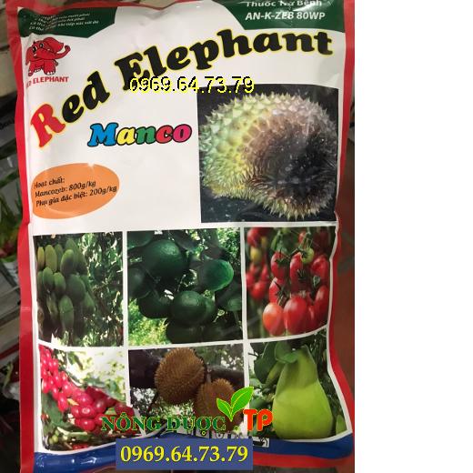 RED ELEPHANT MANCO - Diệt trừ Nấm bệnh, đặc trị Thán Thư, Thối Quả, Đốm Vòng
