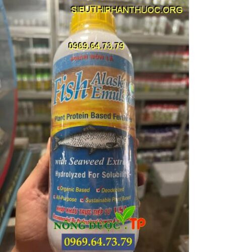 FISH ALASKA EMULSION Đạm Cá Mỹ Giúp Phát Triển Bộ Rễ, Xanh Lá, Mập