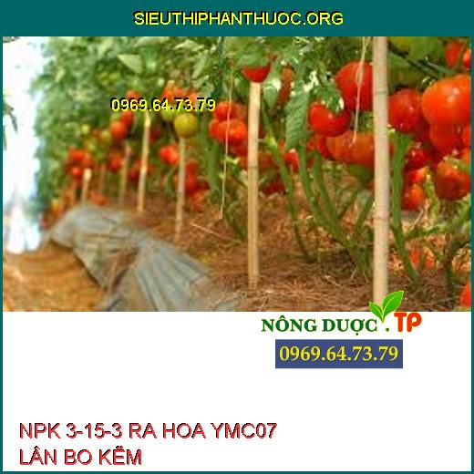 NPK 3-15-3 RA HOA YMC07 LÂN BO KẼM