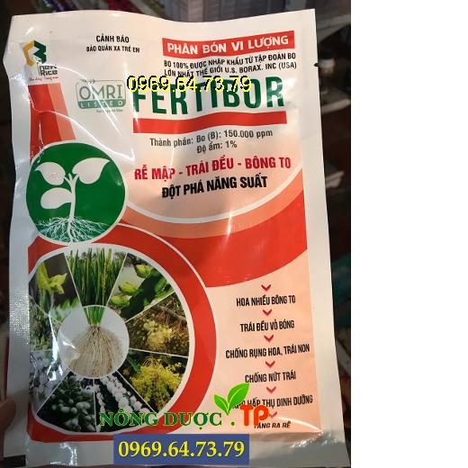 FERTIBOR - Tăng Sức Sống Hạt Phấn - Cuống Trái To - Cứng Chắc