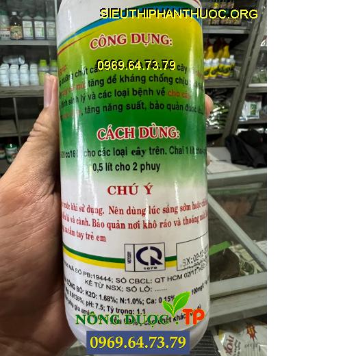 SIÊU AMINO- Kích Rễ, Cây Xanh Tốt, To, Mập, Nhiều Hoa Trái