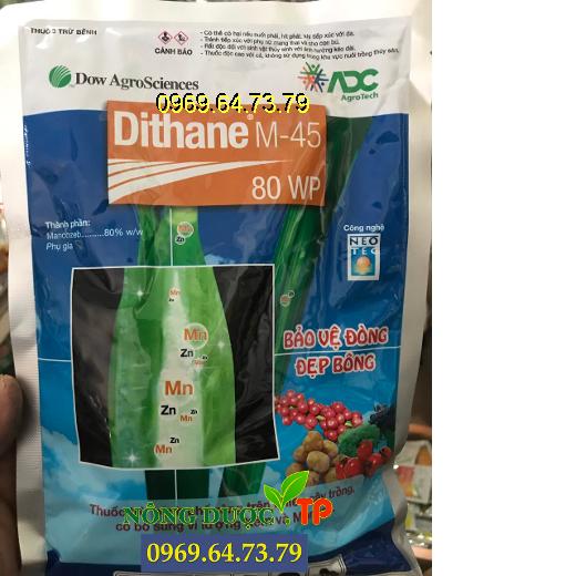 DITHANE M45 80WP -Đặc trị mốc suơng- Thán Thư- Rỉ sắt- Đạo ôn - Nấm bệnh