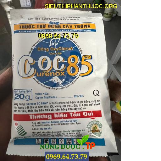 COC85WP ĐỒNG OXYCLORUA-Trừ Bệnh Cây Trồng