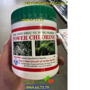 POWER CHLORINE 70WP- Tẩy Rong Rêu, Sát Trùng Chuồng Trại