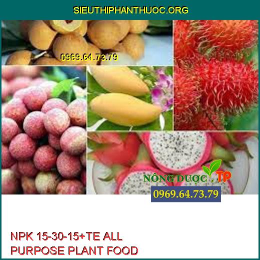 NPK 15-30-15+TE ALL PURPOSE PLANT FOOD