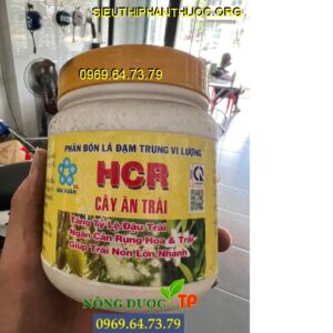 HCR- Phân Bón Lá Làm Tăng Đậu Trái, Trái Lớn Nhanh, Ngăn Rụng Hoa, Rụng Trái