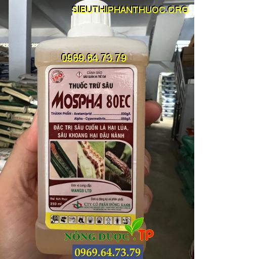 MOSPHA 80EC-Đặc Trị Các Loại Sâu, Sâu Cuốn Lá, Sâu Khoang