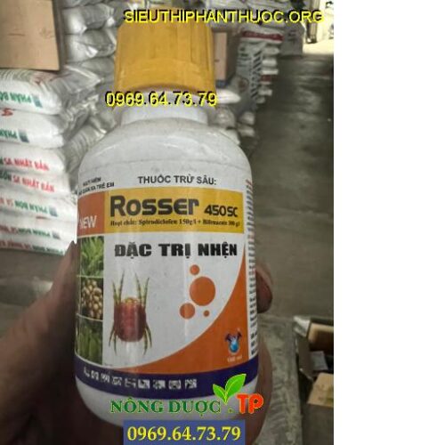 ROSSER 450SC Đặc Trị Nhện Đỏ Hoa Hồng, Hoạt Chất Mới Nhất SIÊU THỊ
