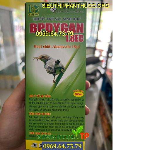 BPDYGAN 1.8EC-Thuốc Diệt Trừ Các Loại Sâu Gây Hại Cho Cây Trồng