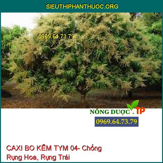 CAXI BO KẼM TYM 04- Chống Rụng Hoa, Rụng Trái,