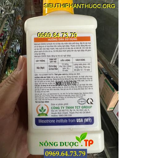 METRAZIN 550SC- Đặc Trị Cỏ Trên Ngô ( Bắp)