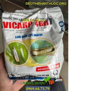 VICARP 2GR là thuốc trừ sâu phổ rộng, tác dụng đén hệ thần kinh côn trùng, có tính lưu dẫn, hiệu quả nhanh và kéo dài. VICARP 2GR đăng ký phòng trừ sâu đục thân hại lúa.