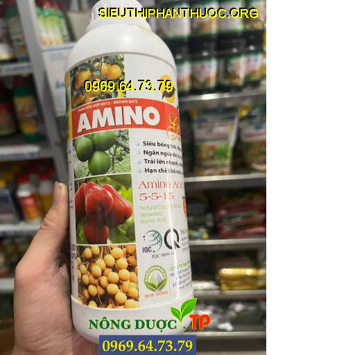 AMINO GOLD AMINO ACID 5-5-15 - Kích hoa, Ra Hoa Đồng Loạt, Chống Đổ Ngã, Chống Rụng, Nuôi Trái To Khỏe.