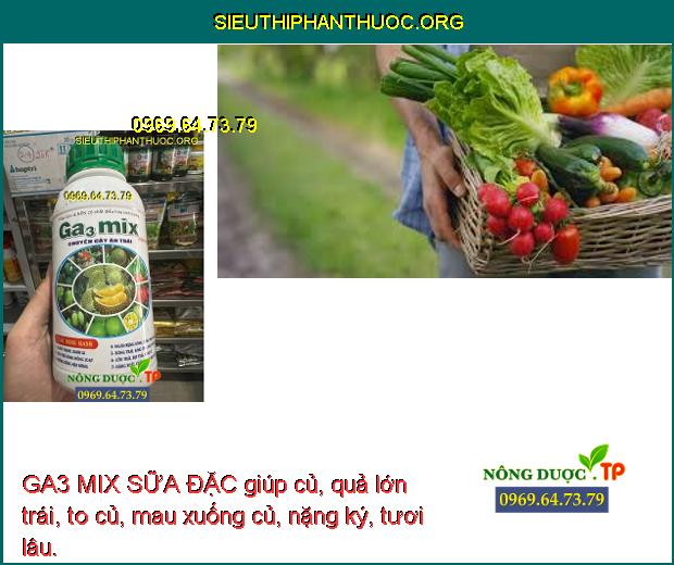 GA3 MIX SỮA ĐẶC