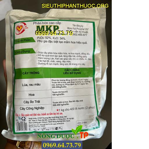 MPK 0-52-43 CHẶN ĐỌT GIÀ LÁ- Khống Chế Đọt Non, Ra Hoa, Già Lá