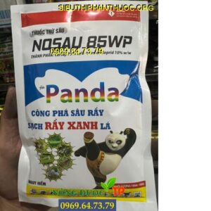 NOSAU 85WP PANDA - Công Phá Sâu Rầy Sạch Rầy Xanh Lá, Sâu Cuốn Lá Hại Lúa
