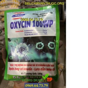 OXYCIN 100WP- Đặc Trị Bệnh Do Vi Khuẩn, Thối Nhũn Trên Bắp Cải