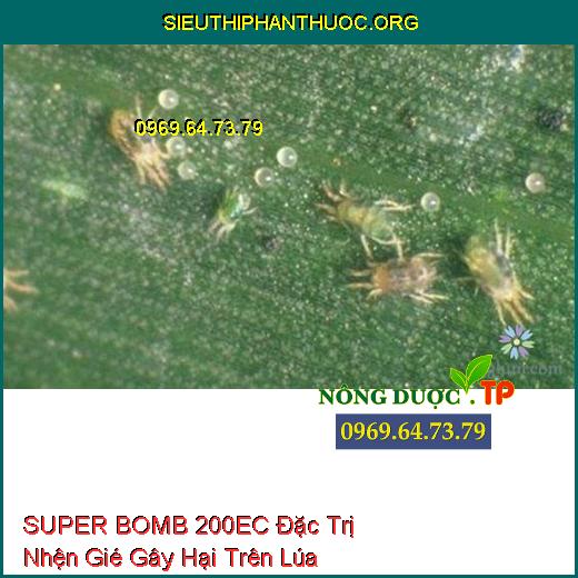 SUPER BOMB 200EC NỔ TUNG NHỆN GIÉ - Đặc Trị Nhện Gié Gây Hại Trên Lúa