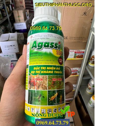 THUỐC TRỪ SÂU AGASSI 55EC - Đặc Trị Nhện Đỏ, Bọ Trĩ Kháng Thuốc