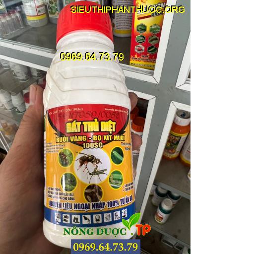 THUỐC TRỪ SÂU  SANTOSO 100SC SÁT THỦ DIỆT RUỒI VÀNG - BỌ XÍT MUỖI 100SC - Đặc Trị Muỗi, Kiến, Ruồi, Làm Ung Trứng, Xua Đuổi Lâu Dài, Không Gây Gây Nóng Bông