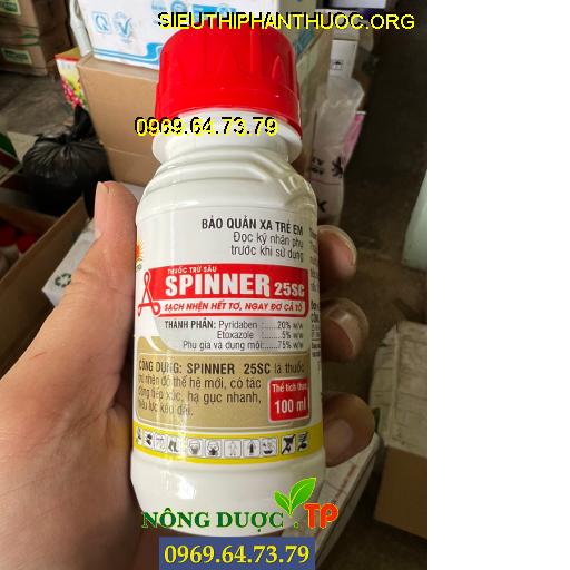 SPINNER 25SC - Đặc Trị Nhện Đỏ Hại Khoai Mì, Hồ Tiêu