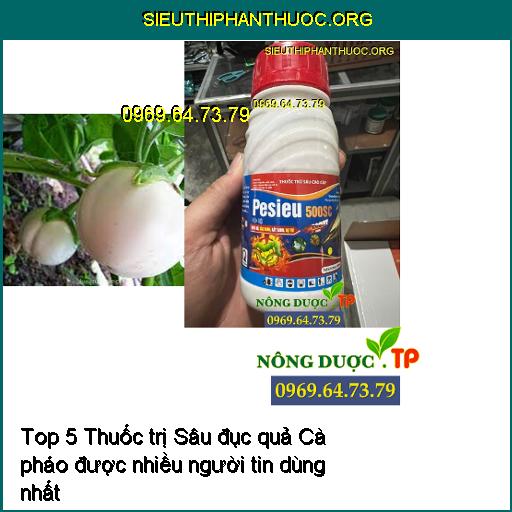 Top 5 Thuốc trị Sâu đục quả Cà pháo được nhiều người tin dùng nhất