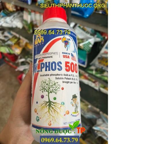 K.PHOS 500 Ngăn Nấm Bệnh Rễ Khỏe, Phát Triển Mập Chồi Ra Hoa Chống