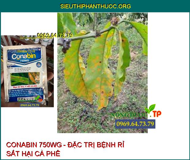 CONABIN 750WG- Đặc Trị Đạo Ôn- Rỉ Sắt- Trừ Bệnh Hiệu Quả.