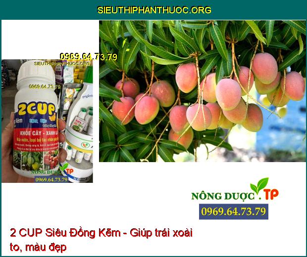 2 CUP Siêu Đồng Kẽm - Rửa Vườn- Chống Vàng Lá- Thối Rễ- Phòng Và Trị Nấm Bệnh.