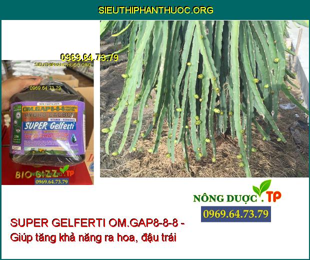 SUPER GELFERTI OM.GAP8-8-8 - Phát Nhánh- Bung Đọt- Ra Rễ Mạnh- Chống Rụng Bông.