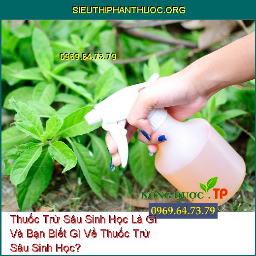 Thuốc Trừ Sâu Sinh Học Là Gì Và Bạn Biết Gì Về Thuốc Trừ Sâu Sinh Học?