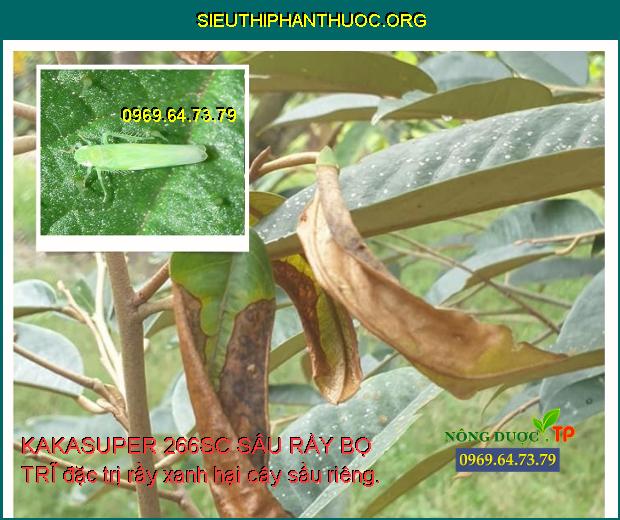 KAKASUPER 266SC SÂU RẦY BỌ TRĨ đặc trị rầy xanh hại cây sầu riêng.
