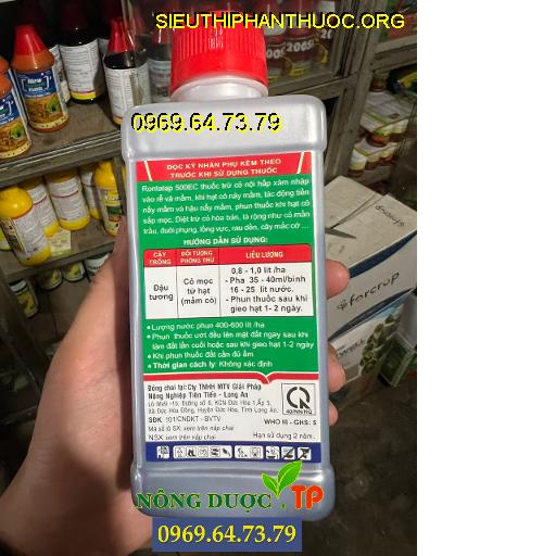 RONTATAP 500EC- Thuốc Diệt Các Loại Cỏ- Cỏ Mần Trầu- Cỏ Lồng Vực- Cây Mắc Cỡ.