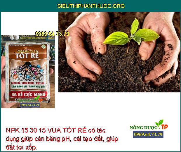 NPK 15 30 15 VUA TỐT RỄ- Kích Rễ- Đâm Chồi- Vọt Đọt- Ra Rễ Cực Mạnh ...
